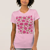 Roze pinda's t-shirt (Voorkant)