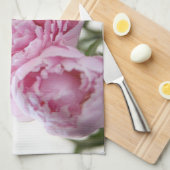 Roze pinda's theedoek (Quarter Fold)