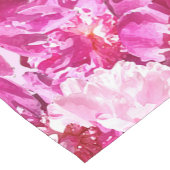 Roze pindenventilator korte tafelloper (Hoek)