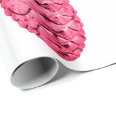 Roze Pinecones inpakpapier (Rol Hoek)