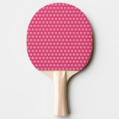 Roze pingpong tafeltennisbatje (Achterkant)