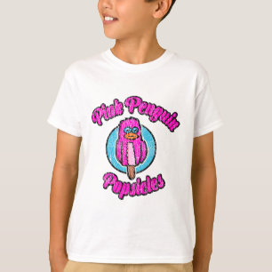 Roze Pinguïn Ijslolly T-shirt