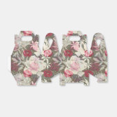 Roze pinkroze roze roze bloem tuinbouquet bedankdoosjes (Uitgevouwen)