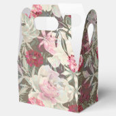 Roze pinkroze roze roze bloem tuinbouquet bedankdoosjes (Geopend)