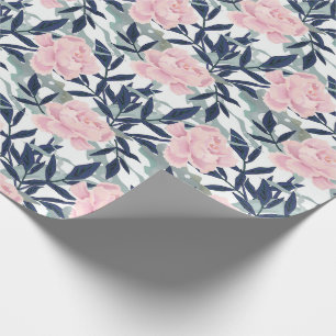 Roze pinkroze roze roze bloem tuinbouquet cadeaupapier