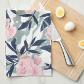 Roze pinkroze roze roze bloem tuinbouquet theedoek (Quarter Fold)