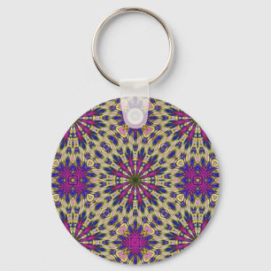 Roze Pinrad Sleutelhanger