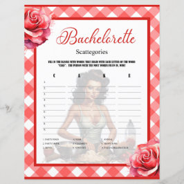 Roze Pinup Bachelorette Party Categorieën Spel
