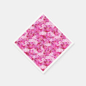 Roze Pioen Abstracte Bloem Cocktailservetjes Servet (Hoek)