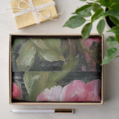 Roze Pioen Bloem Decoupage Tissuepapier (Geschenk)