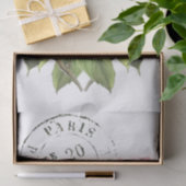 Roze Pioen Bloem Vlinder Frans Postmark Craft Tissuepapier (Geschenk)