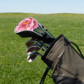 Roze Pioen Bloem Waterverf Bloem Golfheadcover (Insitu)