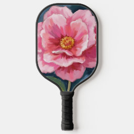 Roze Pioen Bloem Waterverf Bloemstuk Pickleball Paddle