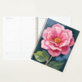Roze Pioen Bloem Waterverf Bloemstuk Planner (Display)