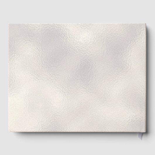 Roze Pioen Bloemen Goud Script & Lijst Bruiloft Gastenboek (Achterkant)