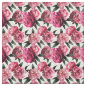 Roze Pioen Bloemen Stof (Swatch)