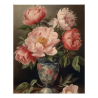 Roze Pioen Bloemen Vaas Bloemen Boeket