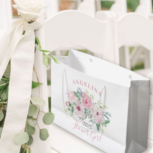 Roze Pioen Bloemenboeket Bloemenmeisje Groot Cadeauzakje