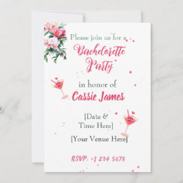 Roze Pioen Bloemencocktail Jubileum  Kaart