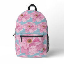 Roze Pioen Bloemmotief