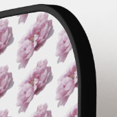 Roze Pioen Bloemprint Pickleball Paddle (Links Detail)