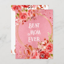 Roze Pioen Bloemstuk Beste Moeder Ooit