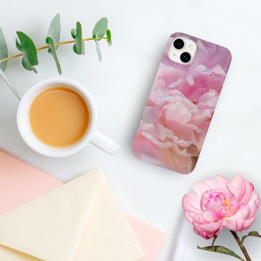 Roze Pioen Bloesem iPhone / iPad hoesje