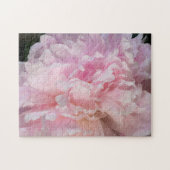 Roze Pioen Bloesem Legpuzzel (Horizontaal)
