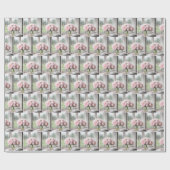 Roze Pioen Boeket Cadeaupapier (Vlak)