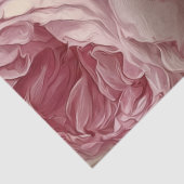 Roze Pioen Botanisch Bloemontwerp Tissuepapier (Detail)