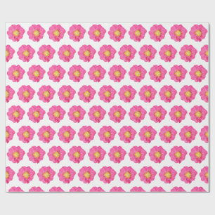 Roze Pioen Botanisch Cadeauverpakkings Papierrol Cadeaupapier