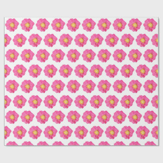 Roze Pioen Botanisch Cadeauverpakkings Papierrol Cadeaupapier