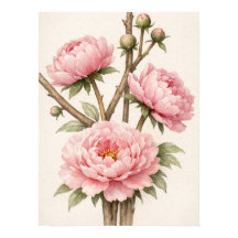 Roze Pioen Botanisch