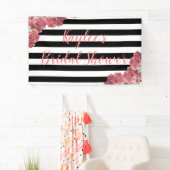 Roze Pioen Bruiloftfeest Bloemstuk Achtergrond Spandoek (Insitu)