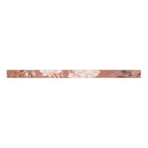 Roze Pioen Chinoiserie Grosgrain Lint
