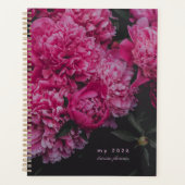 Roze Pioen Dromen Planner (Voorkant)