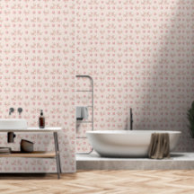 Roze Pioen en Roos Patroon