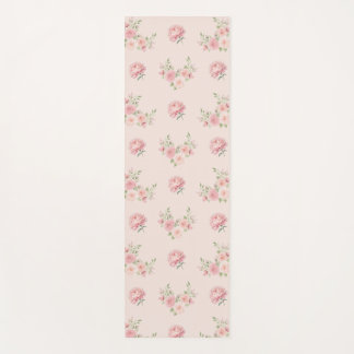 Roze Pioen en Roos Patroon Yogamat