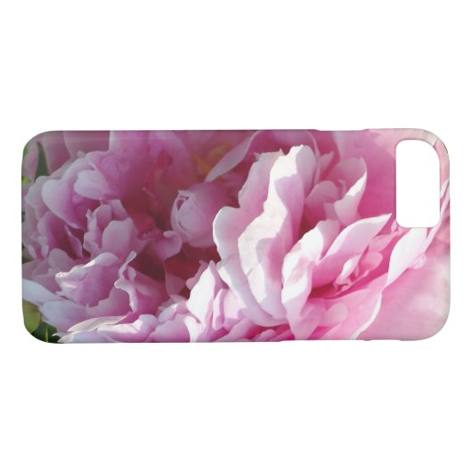 Roze Pioen foto huisje boerderij bloementuin Case-Mate iPhone Case (Achterkant (Horizontaal))