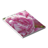 Roze Pioen foto huisje boerderij bloementuin Notitieblok (Schuin)