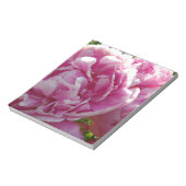 Roze Pioen foto huisje boerderij bloementuin Notitieblok (Linkerzijde)