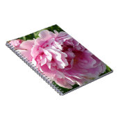 Roze Pioen foto huisje boerderij bloementuin Notitieboek (Rechterzijde)