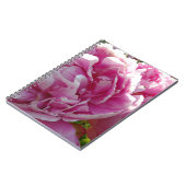 Roze Pioen foto huisje boerderij bloementuin Notitieboek (Linkerzijde)