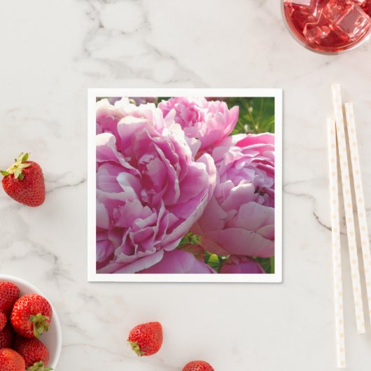 Roze Pioen foto huisje boerderij bloementuin Servet (Insitu)