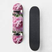 Roze Pioen foto huisje boerderij bloementuin Skateboard (Voorkant)
