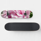 Roze Pioen foto huisje boerderij bloementuin Skateboard (Horizontaal)