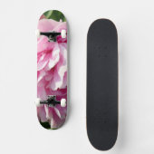 Roze Pioen foto huisje boerderij bloementuin Skateboard (Voorkant)