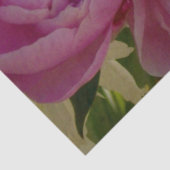 Roze Pioen foto huisje boerderij bloementuin Tissuepapier (Detail)