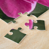 Roze Pioen Legpuzzel (Zijkant)