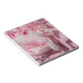 Roze Pioen Notitieblok (Schuin)